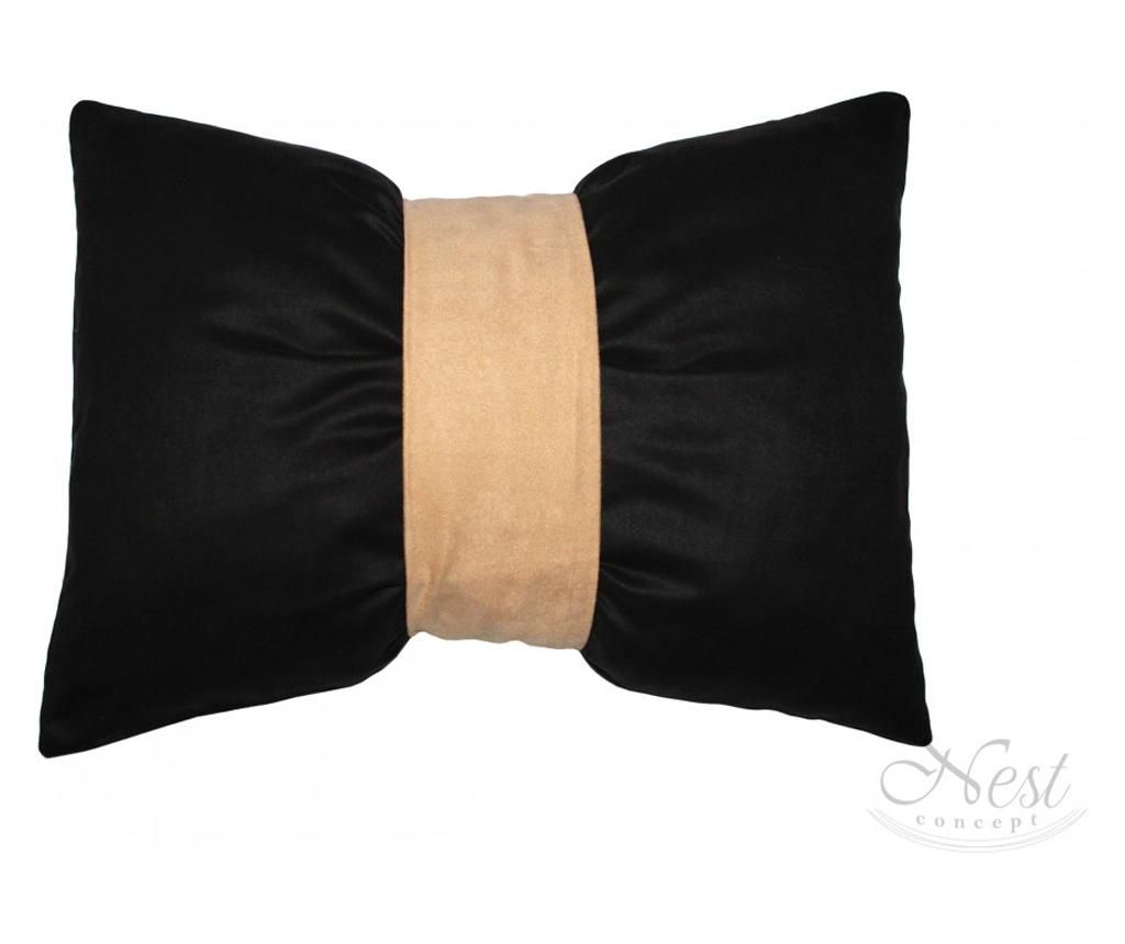 Perna decorativa, 55x40 cm, Arco - Black & Latte