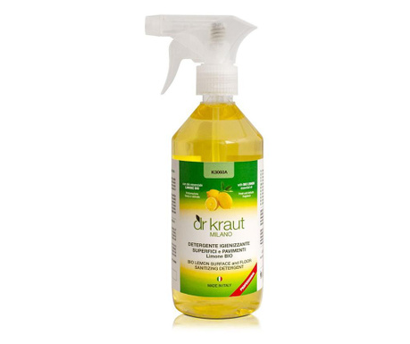 Detergent Bio Lemon, 500 ml, Dr. Kraut Milano