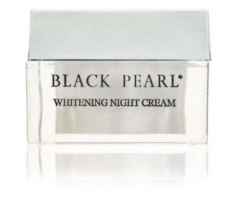 Crema de Noapte cu Efect de Albire Perla Bianca, Black Pearl, 50ml