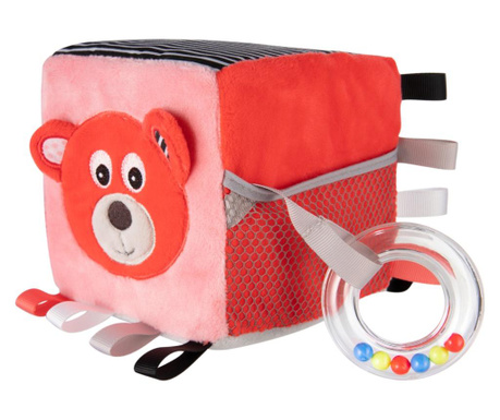 Cub senzorial din plus „Bears“, Canpol babies®, 0 luni +, coral