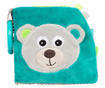 Carte din plus „Bears“ cu clopotel si elemente fosnaitoare, Canpol babies®, 0 luni +, verde