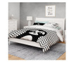 Спален комплект памучен сатен G1325 за единично легло с чаршаф