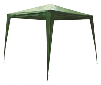 RAKI Pavilion patrat 3x3m nailon verde 300x300 cm