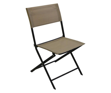 RAKI bistro scaun pliant din aluminiu culoare bej