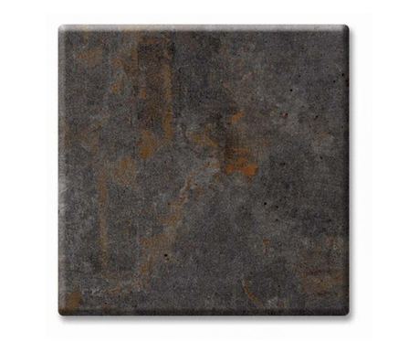 RAKI blat de masa dreptunghiular 70x120cm, werzalit metalic oxid grosime 21mm  120x70 cm