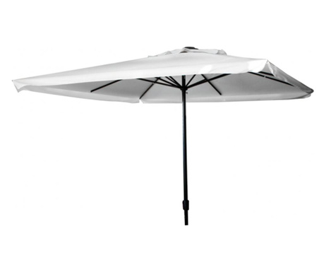 RAKI umbrela soare patrata 300x300cm, alba  300x300 cm