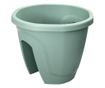 SERINOVA Jardiniera balustrada balcon 29,7x29,7xh24cm 7,5l culoare verde