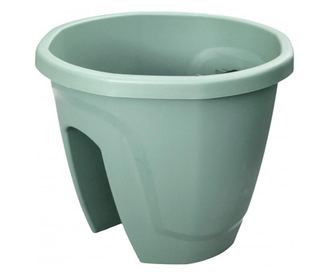 SERINOVA Jardiniera balustrada balcon 29,7x29,7xh24cm 7,5l culoare verde