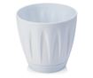 SERINOVA DAISY Ghiveci pentru flori 11,5xh11cm 0,7l alb