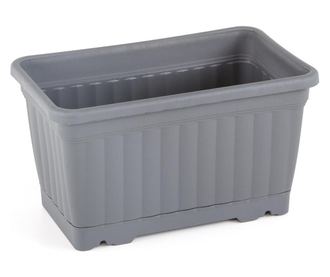 SERINOVA Jardiniera flori 50,5x18,5xh17cm 11l antracit 50.5x18.5xh17 cm