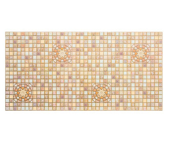 puberty Apply Socialism Panouri decorative mosaic brown medallion, pvc, set 10 bucati, suprafata  totala acoperita 4.59 mp 957x480 mm - Vivre