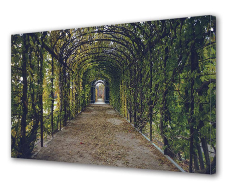 Tablou Canvas Premium Art Factory TrueColor Peisaj Multicolor Gradina romantica  50x70 cm