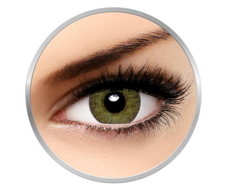Air Optix Colors Gemstone Green - lentile de contact colorate verzi lunare - 30 purtari (2 lentile/cutie) Dioptrie: 0.00 (Fara