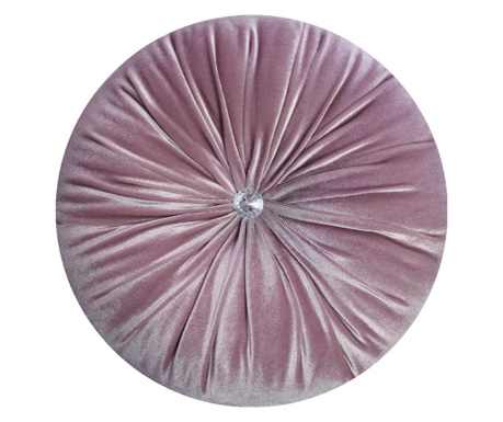 Perna decorativa rotunda catifea lila prafuit 33 cm