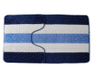 Set 2 covorase de baie greek, albastru, 60x100 cm, 50x60 cm