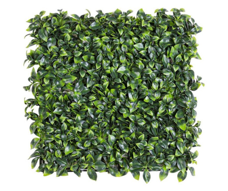 Pano iz zelenih umetnih rastlin 50 cm x 50 cm