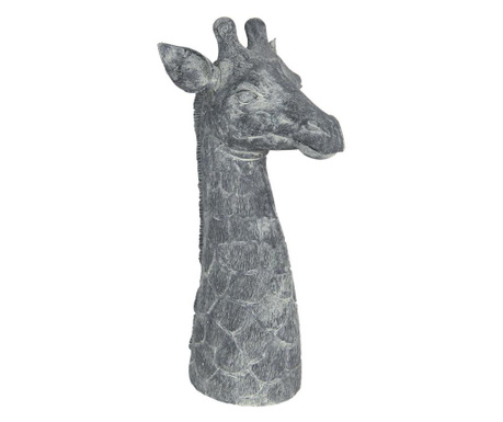 Siva figurica od poliresina Žirafa 24 cm x 22 cm x 47 h