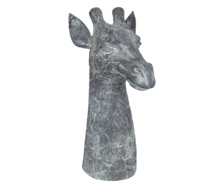 Figurina din polirasina gri girafa 24x17x37 cm