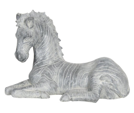 Zebrasto siva figurica od poliresina 40 cm x 18 cm x 27 h