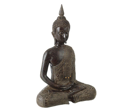 Statueta polirasina neagra buddha 23x13x34 cm
