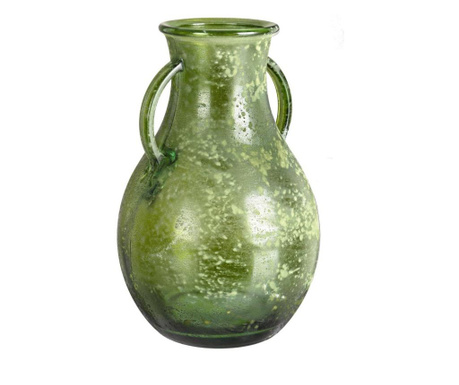 Vaza sticla verde amphora Ø 20x32 cm