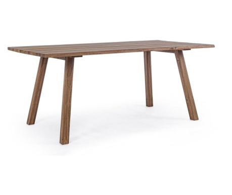 Glasgow smeđi drveni stol 180 cm x 90 cm x 75 h