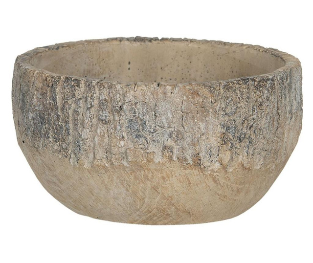 Ghiveci din ceramica maro Ø 19x10 cm