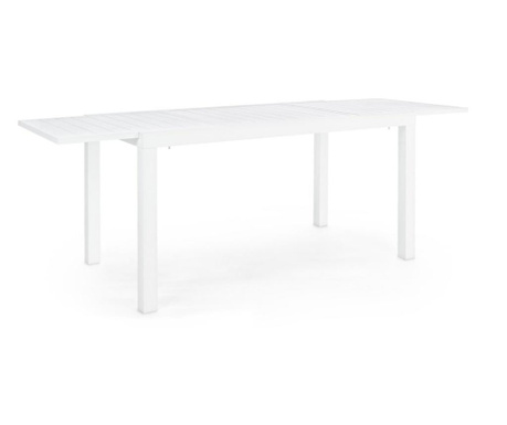 Hilde produljivi stol od bijelog željeza 140/210 cm x 77 cm x 75 h