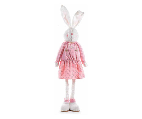 Húsvéti nyuszi textil figura Lány modellezhető lábakkal 33x19x88 cm