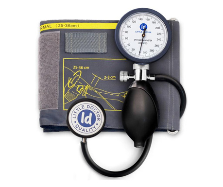 Tensiometru mecanic little doctor ld 81, stetoscop inclus, manometru mare, spatiu pentru stetoscop, utilizare stanga-dreapta  11