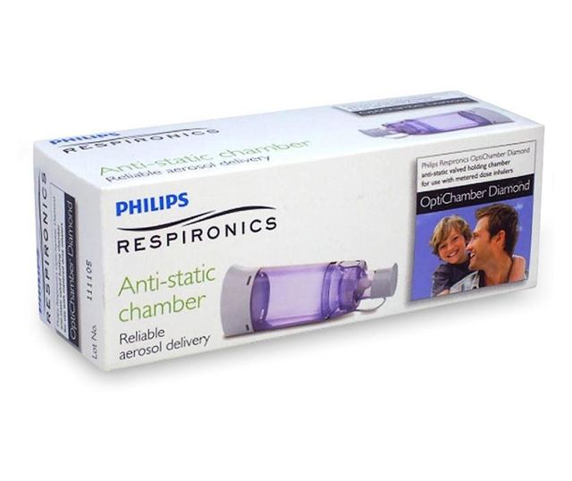 Антистатична камера, Philips Respironics Optichamber Diamond, без маска