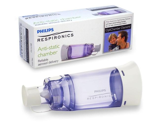 Антистатична камера, Philips Respironics Optichamber Diamond, без маска