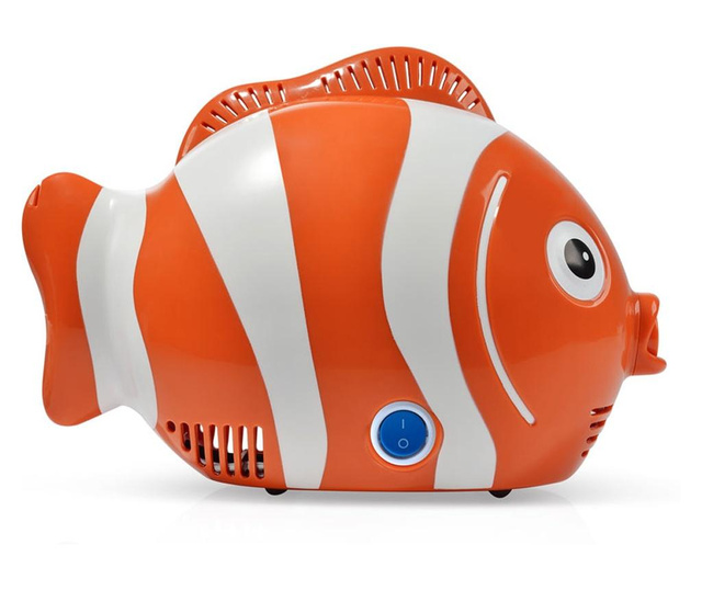 Инхалатор RedLine Healthy Fish, aерозолен апарат с компресор, за деца и възрастни