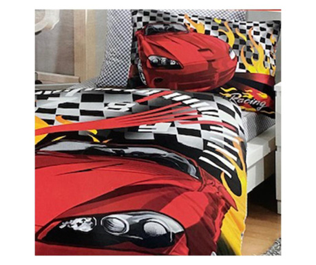 Луксозен спален комплект cristiano mari racing, 100% сатиниран памук, 3 части NEW