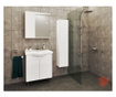 Шкаф polina, горен, led осветление,плавно затваряне, за баня, водоустойчив, влагоустойчив, pvc 18см Polina