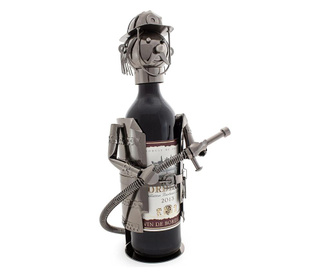 Suport sticla vin pompier 21cm Nago, 2021, Metal, 15, Crom
