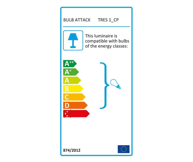 Stropna svetilka Tres by Bulb Attack