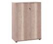 Dulap Adore Rio, 2 usi cu cheie, 3 rafturi, Stejar-Gri, 72x109x34 cm 109 cmx72 cmx34 cm