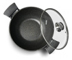 Oala cu capac Fissman-Grande, aluminiu, 40x28x20 cm, 6500ml, negru