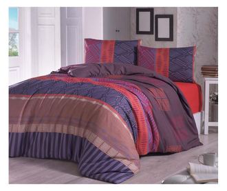 Lenjerie de pat Double Victoria, bumbac, poliester, multicolor
