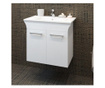 Комплект linea 65, за баня, долен и горен шкаф, водоустойчиви, влагоустойчиви, pvc 18мм Linea