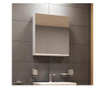Шкаф mina, 55см, горен, водоустойчив, влагоустойчив, огледални врати, подвижен рафт Mina
