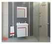 Комплект teresa за баня, долен и горен шкаф, водоустойчиви, влагоустойчиви, pvc18СМ Teresa