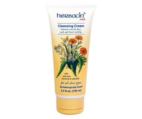 Crema curatare faciala (tub), Herbacin, 100 ml