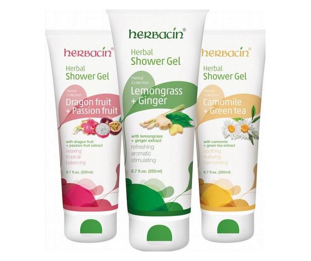 Gel dus Lamaita & Ghimbir, Herbacin, 200 ml