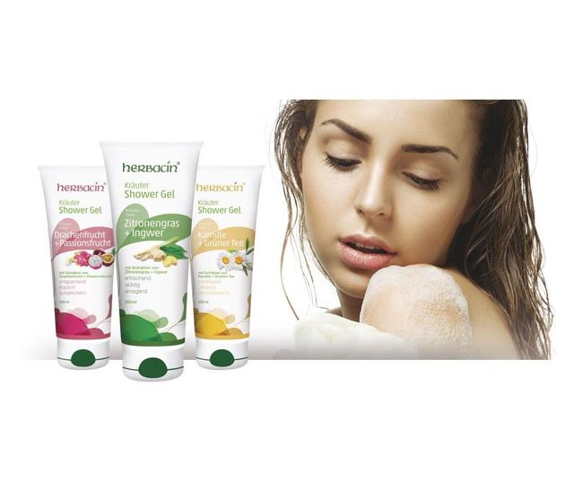 Gel dus Lamaita & Ghimbir, Herbacin, 200 ml