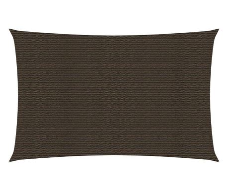 Platno za senčenje, rjavo, 5x7 m, HDPE, 160 g/m²