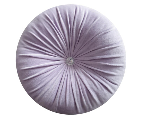 Perna decorativa rotunda catifea soft lila 33 cm