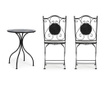 Set vrtni stol i 2 sklopive stolice Huston