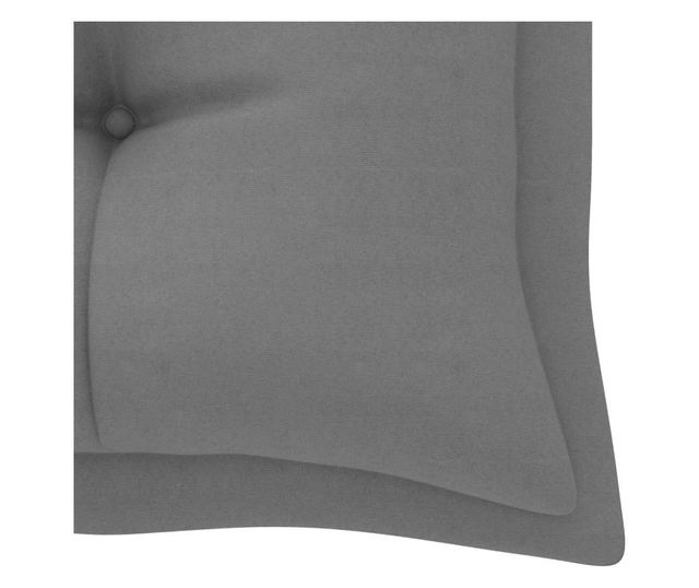 Prna a kerti padhoz, szrke, 180x50x7 cm, textil